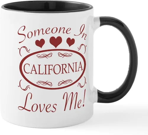 Vista 103 de CafePress Taza de café de cerámica de 11 oz (11.0 fl oz) de San Francisco Blanco - Taza San Francisco
