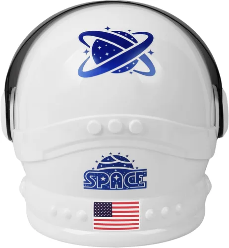 Vista 5 de ReliBeauty Astronaut Helmet for Kids Costume