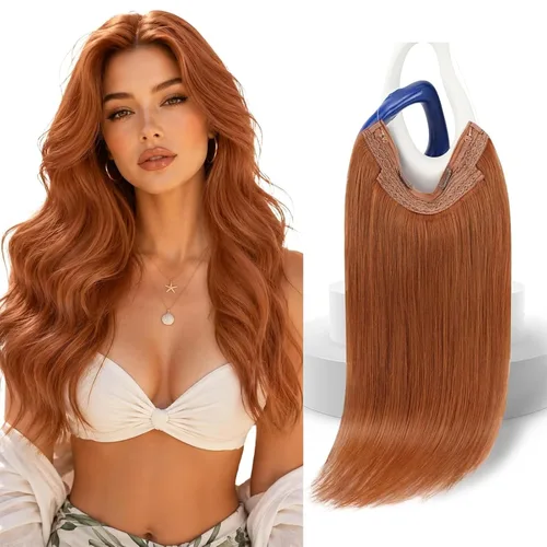 Vista 33 de Sunny - Extensiones de cabello humano real, con cable/hilo y clips ajustables, aplicación invisible, 2.82 onzas, 12 pulgadas, color rubio cenizo