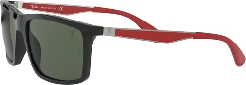 Vista 3 de Ray-Ban Rb4228m Scuderia Ferrari Collection Rectangular Sunglasses