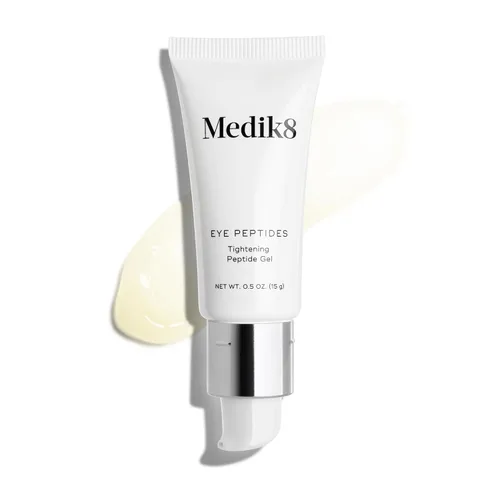 Vista 5 de Medik8 Eye Peptides Gel - Gel diario para debajo de los ojos, suero antienvejecimiento, suero hidratante suaviza suavemente bolsas y arrugas, vegano
