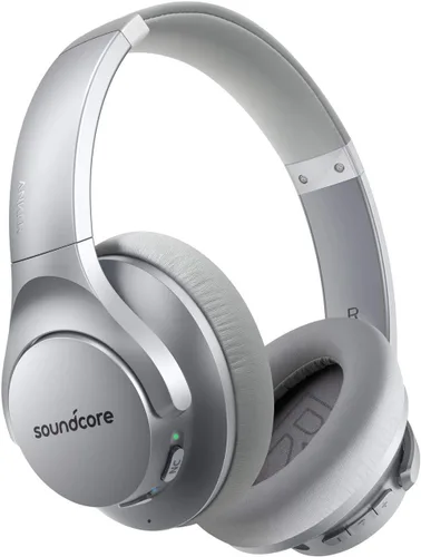Vista 7 de Soundcore Anker Life Q20 Auriculares híbridos con cancelación activa de ruido (azul)
