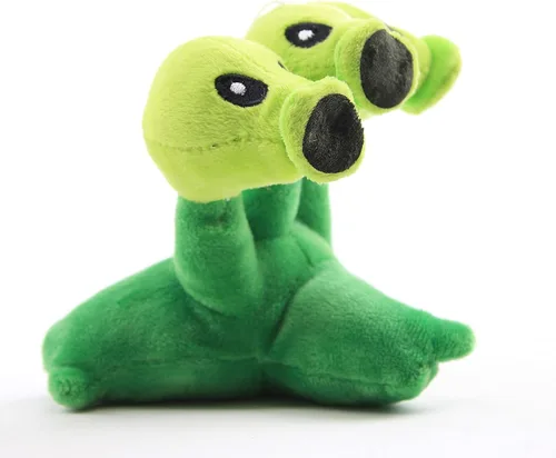 Vista 4 de Juguetes de peluche de plantas de peluche, figuras de muñeca de regalo de cumpleaños para niños (trío)