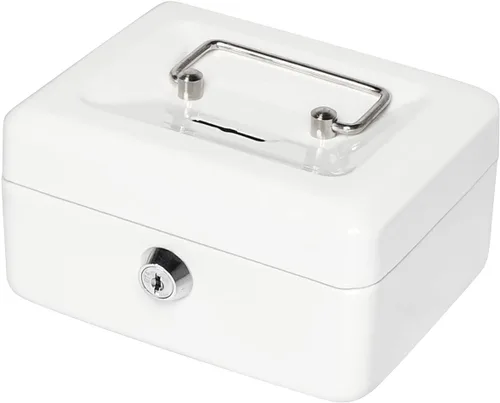 Vista 13 de Jssmst SMCB003 - Caja fuerte con cerradura, regalos de cumpleaños 2017, caja metálica para niños, adultos, resistente, 100% segura , Negro