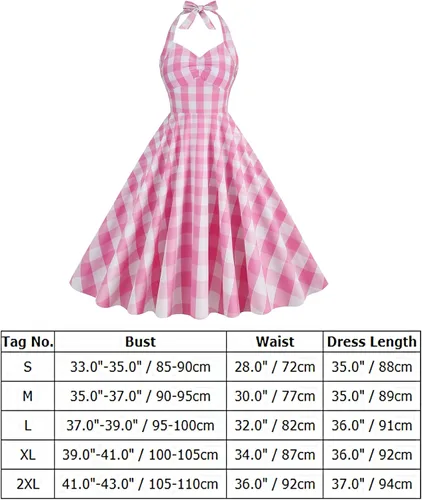 Vista 7 de Vestido de cosplay retro Rockabilly de los años 50 para mujer, vestido de cosplay floral halter Audrey Hepburn de los años 50 y 60