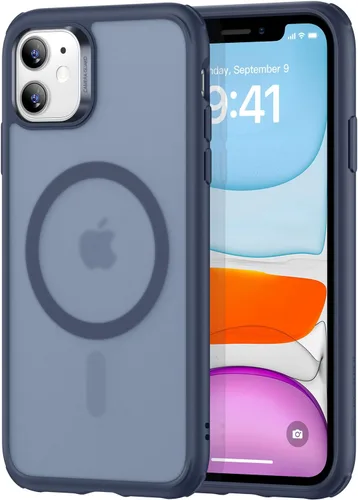 Vista 102 de ESR Funda para iPhone 14 Plus, compatible con MagSafe, protección de grado militar a prueba de golpes, resistente al amarillamiento, funda magnética
