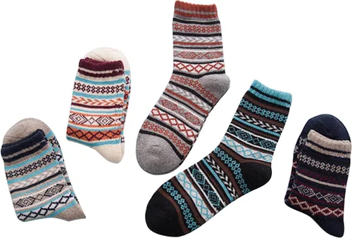 Vista 3 de Uttpll Calcetines casuales de lana suaves y acogedores calcetines deportivos calcetines cálidos calcetines deportivos de regalo para hombres