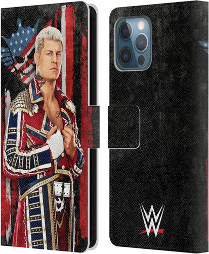 Vista 82 de Head Case Designs Funda con licencia oficial de la WWE American Nightmare Flag Cody Rhodes compatible con Apple iPhone 11