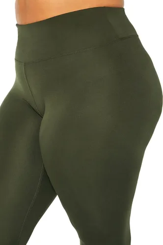Vista 2 de Balance Collection Women's Plus Size Easy Flex Luxe High Rise Ankle Legging Oliva Grove