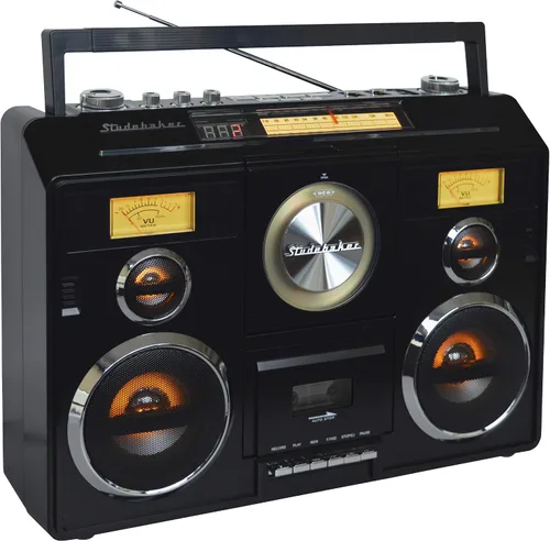 Vista 4 de Studebaker SB2140 - Estación de sonido Boombox (negro)