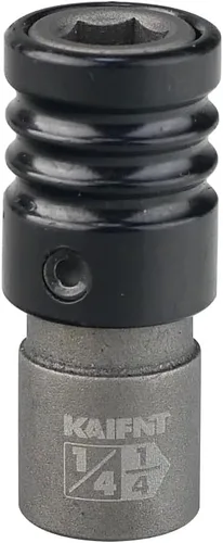 Vista 3 de K352-007 Enchufe de Soporte de 1/2 Pulgada de Tracción a 1/4 Pulgada Hexagonal, Adaptador de Impacto de Cambio Rápido de 1/2"TR a 1/4"H
