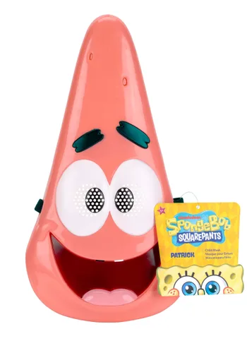 Vista 3 de Máscara Infantil Valor Patrick Star de Bob Esponja Multicolor