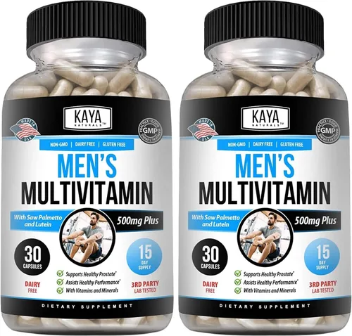 Vista 11 de Kaya Naturals Multivitamínico para hombres - Multivitamínico para próstata para hombres - Suplemento diario multimineral - píldoras para hombres
