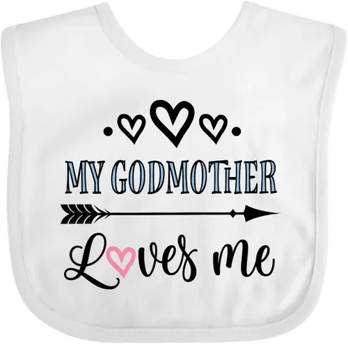 Vista 13 de inktastic Babero para bebé My Godmother Loves Me Godchild