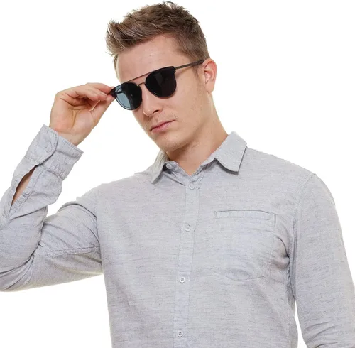 Vista 4 de Gafas de sol Police Halo 2 SPL349 0568 Unisex Azul Ojo de gato, Azul
