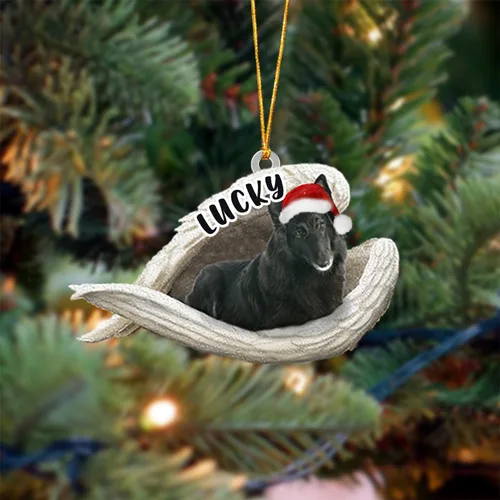 Vista 95 de Ángel durmiente de Afghan Hound para Navidad, adorno personalizado con el nombre del perro, adorno de Navidad personalizado para amantes de perros