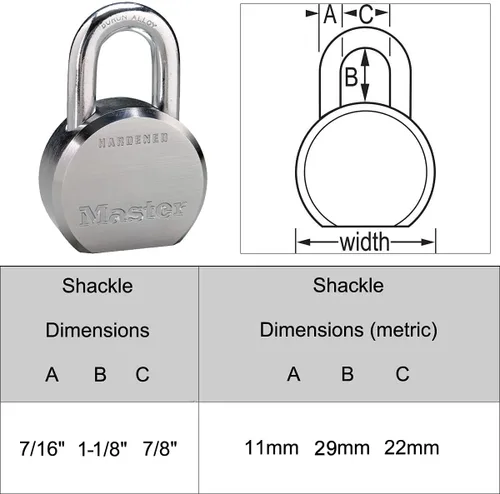 Vista 3 de Master Lock - (1) Candado de alta seguridad Pro Series con llave igual 6230NKA con tecnología BumpStop
