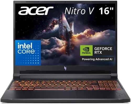 Vista 9 de Acer Nitro V 16in Gaming Laptop 16GB RAM 512GB SSD RTX 5050