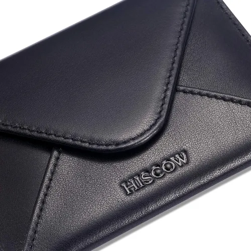 Vista 6 de HISCOW Estuche para tarjetas de visita con cierre magnético - Piel de becerro italiana (negro)