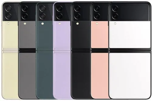 Vista 4 de Samsung Galaxy Z Flip3: desbloqueado, 128 GB de almacenamiento, color crema (renovado)