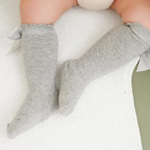 Vista 33 de DRESHOW BQUBO - Calcetines de punto para bebé, calcetines de algodón para niñas pequeñas