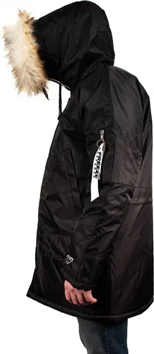 Vista 5 de Freeze Defense Chaqueta de invierno para hombre Snorkel Parka