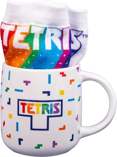 Vista 2 de Fizz Creations TETRIS - Pack Cadeau - Taza 15.2 fl oz + Paire de Chaussettes