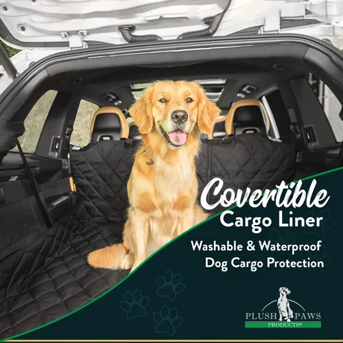 Vista 3 de Forro impermeable acolchado para camioneta de carga, solapa paragolpes, lavable en lavadora, Extra grande, Negro