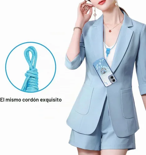Vista 5 de Funda protectora para Motorola Moto G24, funda protectora de TPU con función atril y correa para Motorola G24 Power (azul)