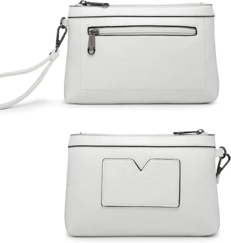 Vista 5 de Dasein Bolsos de mano para mujer, monederos con monograma, bolso grande para mujer, bolso de hombro, bolsa de trabajo con asa superior, juego de 2