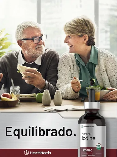 Vista 7 de Horbäach Yodo naciente 325mcg 4oz Suplemento líquido orgánico