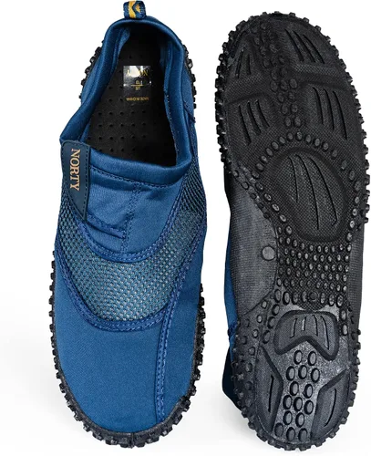 Vista 2 de norty para hombre tallas grandes 1315Aqua Calcetín Wave zapatos de aguaimpermeable slip-ons para piscina playa y deportes