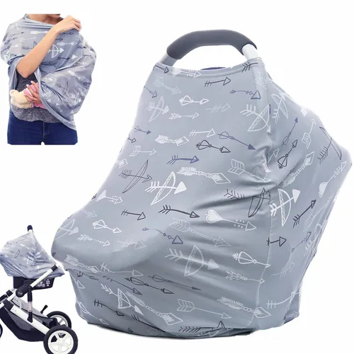 Vista 18 de Fundas de toldo para asiento de automóvil para lactancia - Fundas de asiento de automóvil para bebés, funda de lactancia multiusos, regalos