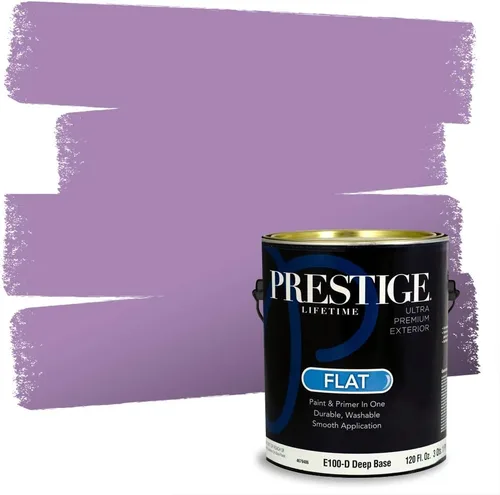 Vista 62 de PRESTIGE Pinturas de pintura interior e imprimación en uno, 1 galón, plano, combinación comparable de Sherwin Williams* Kimono Violet*
