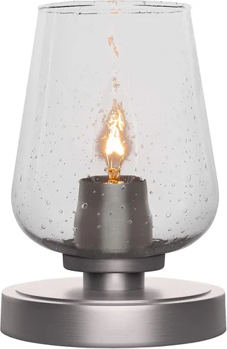 Vista 117 de Luna - Lámpara de mesa con 1 luz en granito oscuro (51-DG-300)