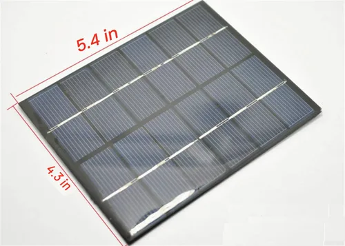 Vista 6 de Sunnytech® 2w 6v USB mini panel solar módulo DIY polisilicio solar epoxi célula cargador B032