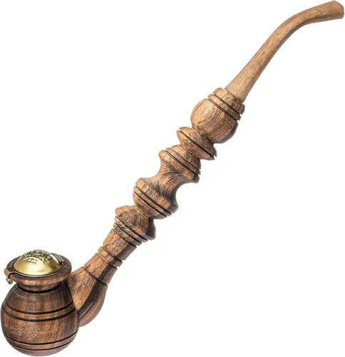 Vista 12 de Pipa de tabaco de madera hecha a Ámbar