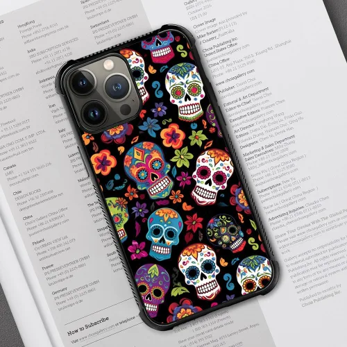 Vista 367 de Funda compatible con iPhone 8, a prueba de golpes, antiarañazos, bandera de ciervos de cola blanca de grano de madera estadounidense