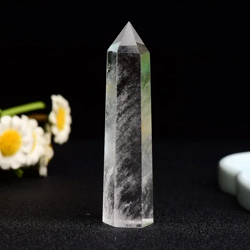 Vista 4 de 1 PCS Torre de Cristal Natural de Amatista de Ensueño 1.96-2.75" Varita de Cristal Curativo de 6 Facetas Chakra Reiki Terapia de Meditación