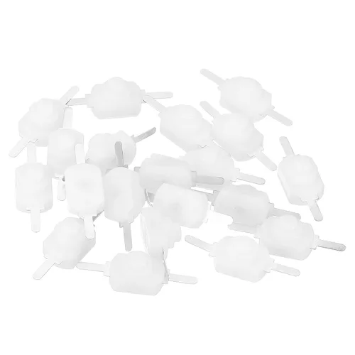 Vista 6 de PATIKIL Interruptor de botón de pestillo, 20 piezas de pin recto de encendido/apagado automático DC 30V 1A Micro interruptor de control para Negro