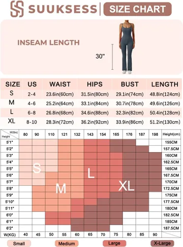 Vista 6 de SUUKSESS Mono de una pieza acanalado para mujer, sin costuras, acolchado, sexy