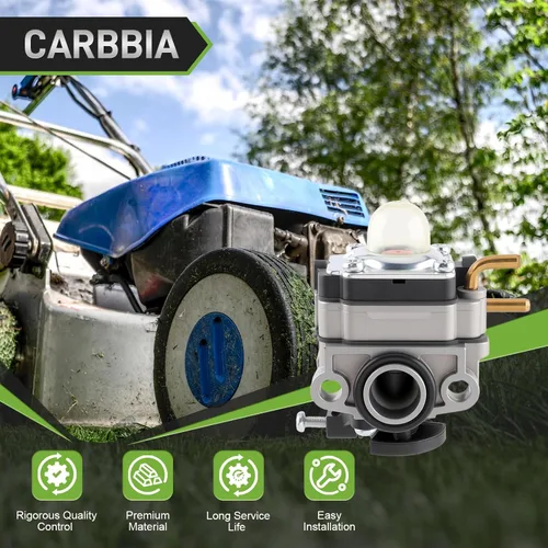 Vista 5 de 753-06258 Carburador para Craftsman MTD 316.794011 Soplador para Homelite UT33650 UT33650B para Cub Cadet Tiller para Ryobi RBC430SBSB Desbrozadora