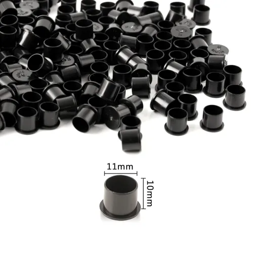 Vista 2 de Autdor - 1000 tapas de tinta para tatuaje, tazas con base de pigmento desechable, vasos de tinta de tatuaje de microblading, con base de pigmento