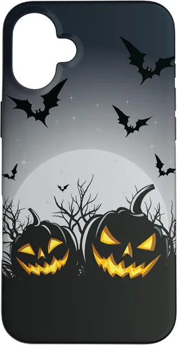 Vista 22 de Halloween Case Scary Pumpkin Face Phone Case Halloween Lover Case for iPhone 16