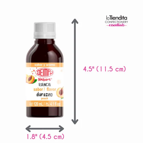 Vista 8 de Deiman Natura - Esencia artificial de melocotón aromatizante para alimentos (4 fl oz)
