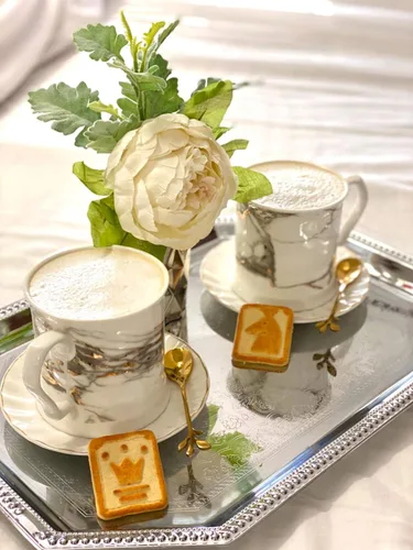 Vista 3 de dcieiosul - Cucharas de café expreso de acero inoxidable chapadas en oro, vajilla de cubiertos, cucharaditas de postre, cucharas de sopa pequeñas