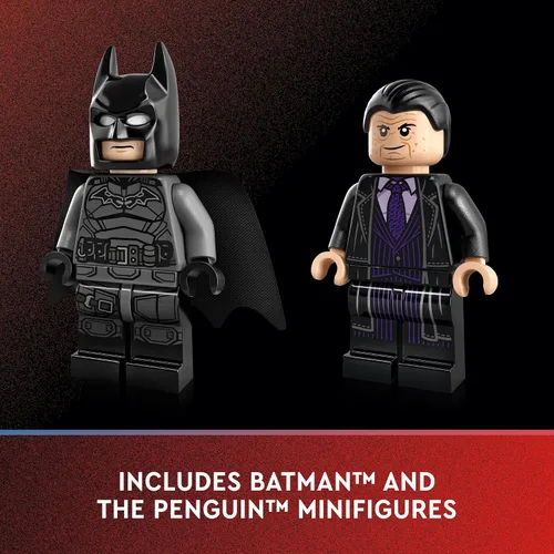 Vista 5 de LEGO DC Batman Batmobile: The Penguin Chase 76181 - Juguete de coche, idea de regalo para niños, niños y niñas de 8 años con minifigura de Batman
