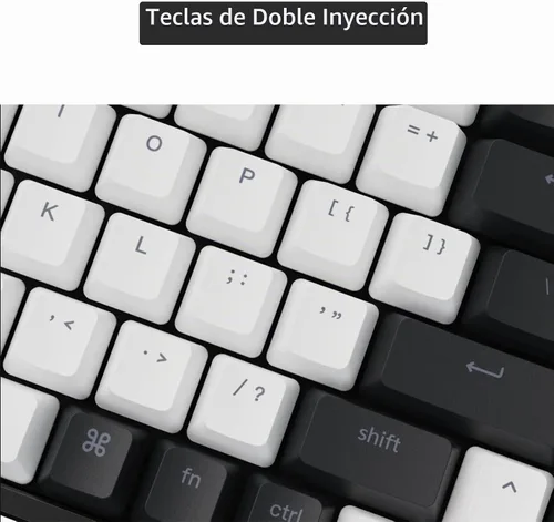 Vista 7 de Keychron Teclado mecánico con cable C2 de 104 teclas de tamaño completo para Mac Windows, interruptor marrón Gateron intercambiable en caliente