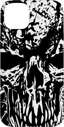 Vista 15 de Grindcore Occult Horror Skull Art Death Metal Thrash Metal Case for iPhone 16