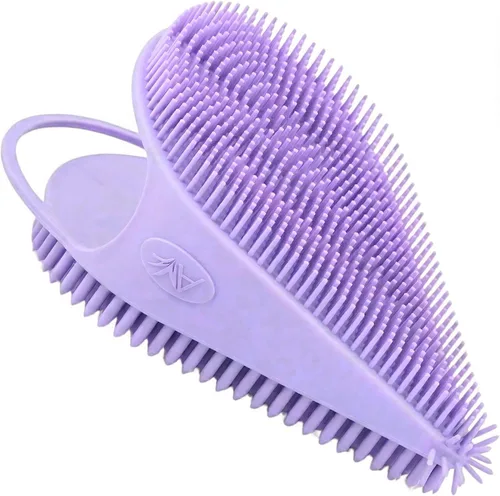 Vista 9 de Avilana Limpiador facial de silicona, cepillo de limpieza facial de doble cara con punta de nariz, exfoliante facial suave para limpieza profunda